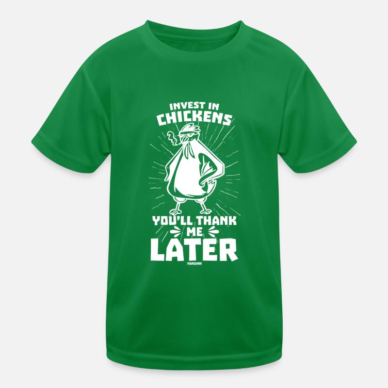 Poulet T-shirt sport Enfant