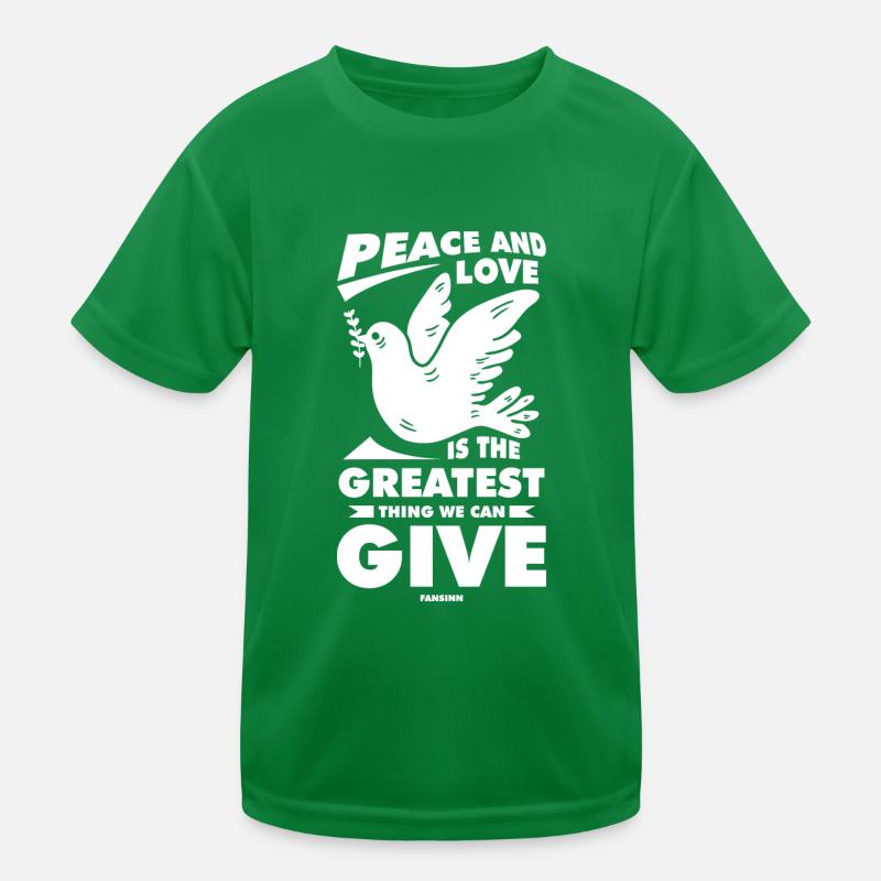 Peace movement Kids Functional T-Shirt