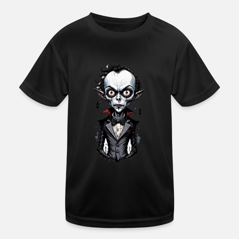 A Big-headed Vampire 8 Kids Functional T-Shirt