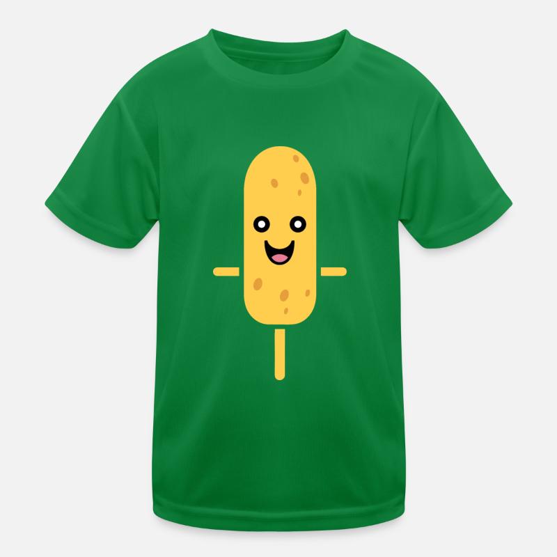 Nourriture Petit corn dog T-shirt sport Enfant