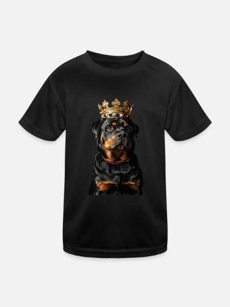 Rottweiler - Kids Functional T-Shirt - black - Front