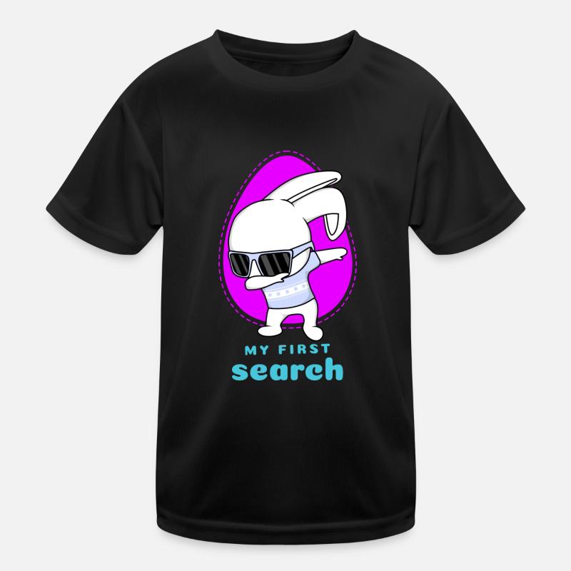 Frohe Ostern Häschen Kinder Funktions-T-Shirt