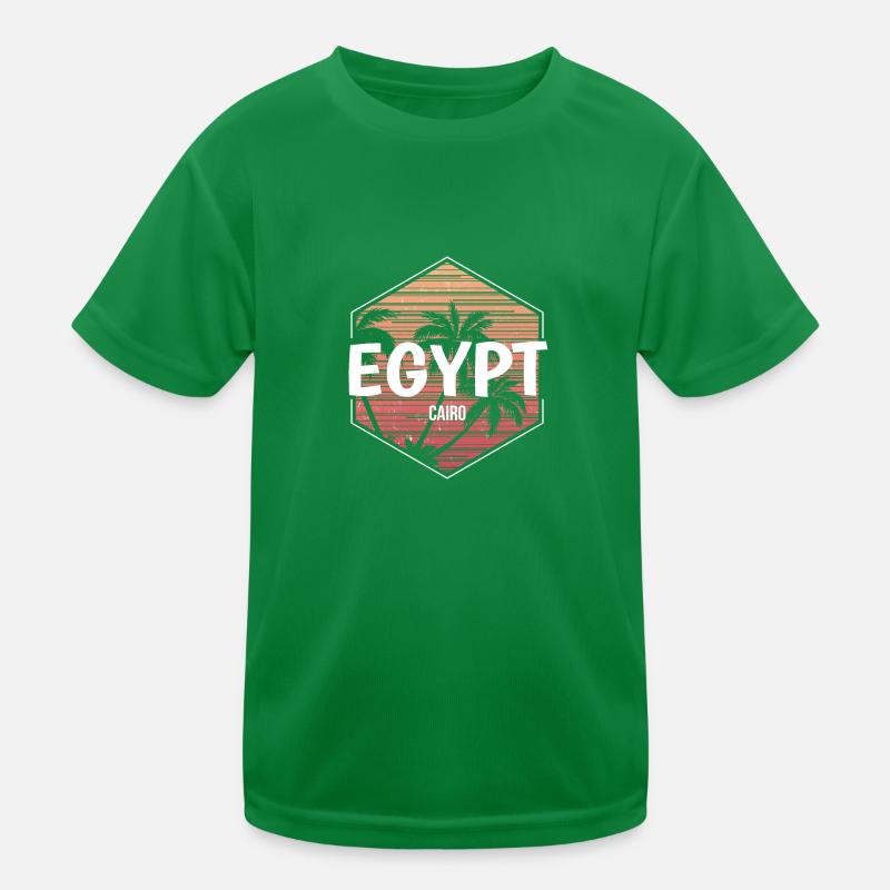 Cairo Beach Vacation Souvenir Kids Functional T-Shirt
