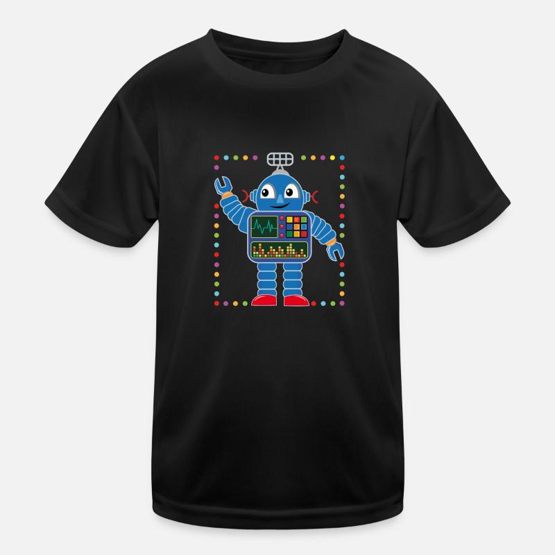 Petit robot coloré pour petits astronautes T-shirt sport Enfant