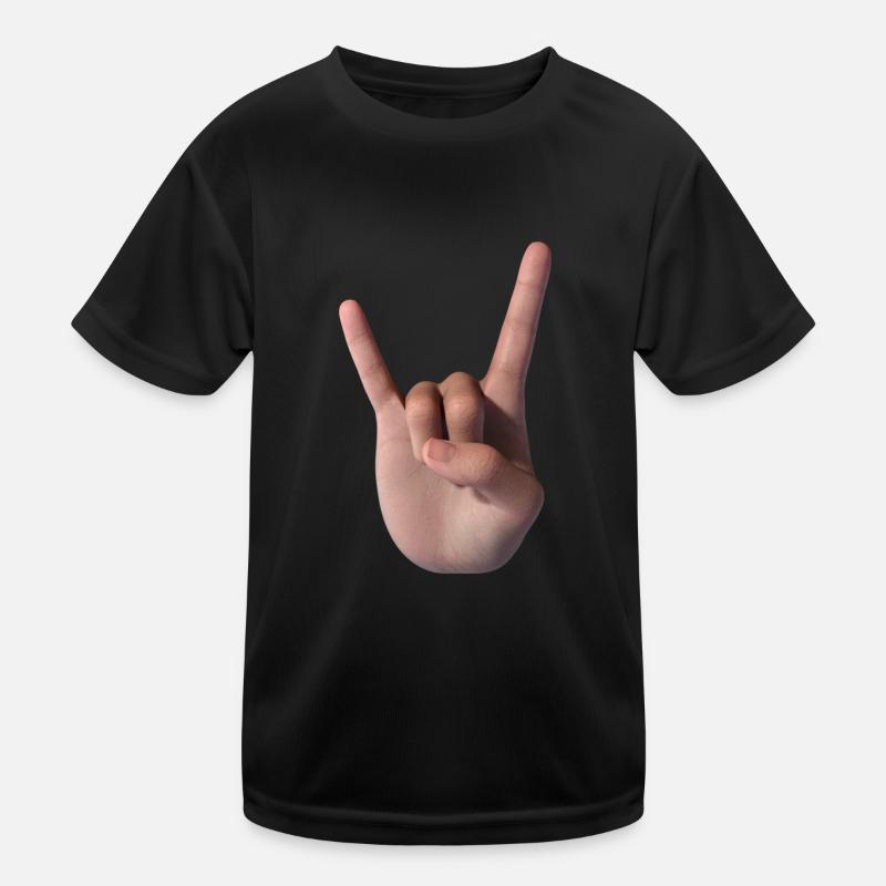 Hupenzeichen (Gesicht) Kinder Funktions-T-Shirt