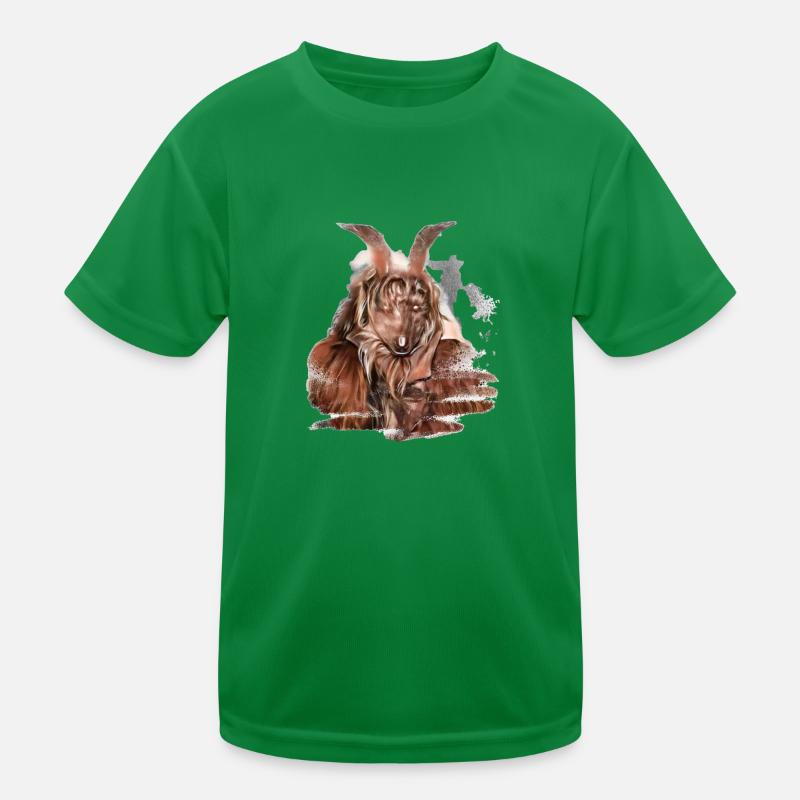 Krampus Percht Devil 2314 T-shirt sport Enfant