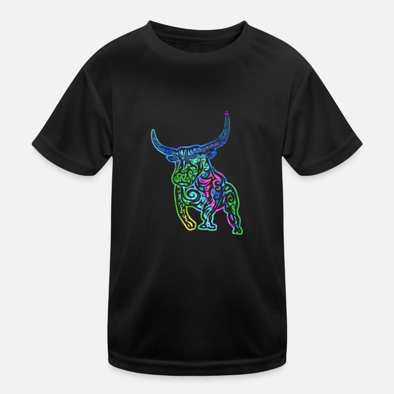 Stier - Sternzeichen Stier - Ich bin Stier - Bulle Kinder Funktions-T-Shirt
