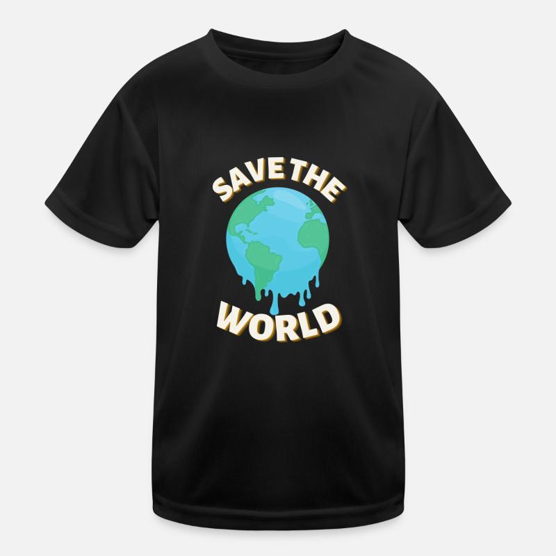 Sauvez le monde T-shirt sport Enfant