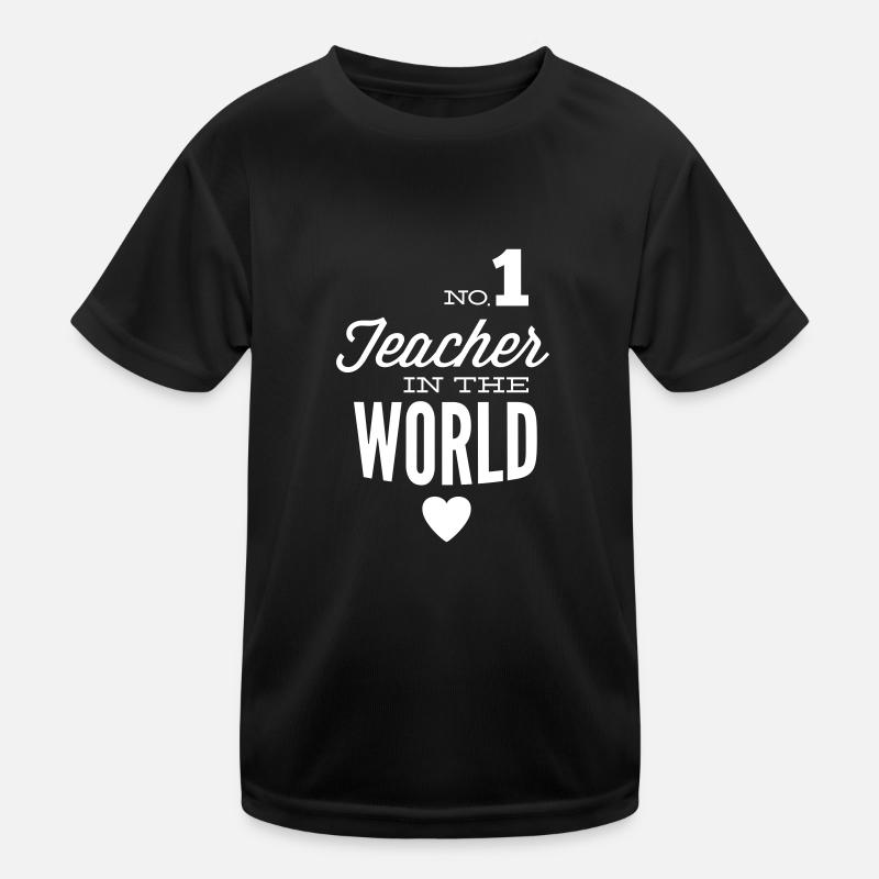 Bester Lehrer der Welt Kinder Funktions-T-Shirt
