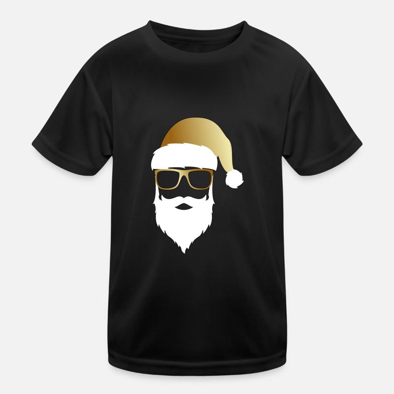 Weihnachtsmann Kinder Funktions-T-Shirt