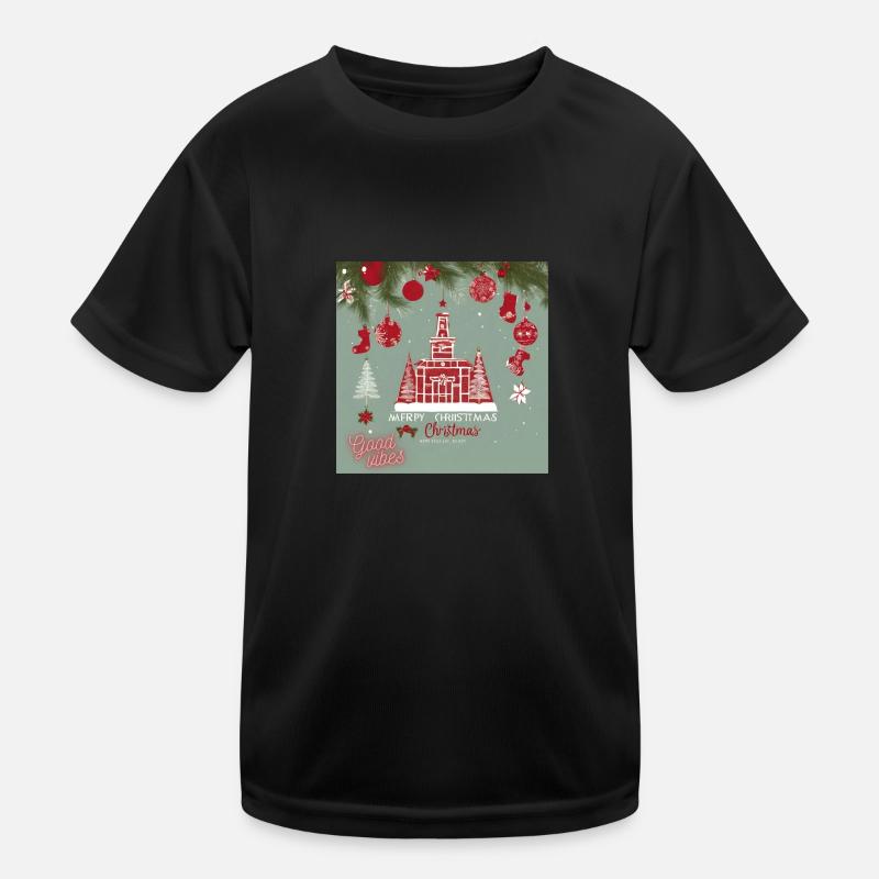 Weihnachts Design Kinder Funktions-T-Shirt