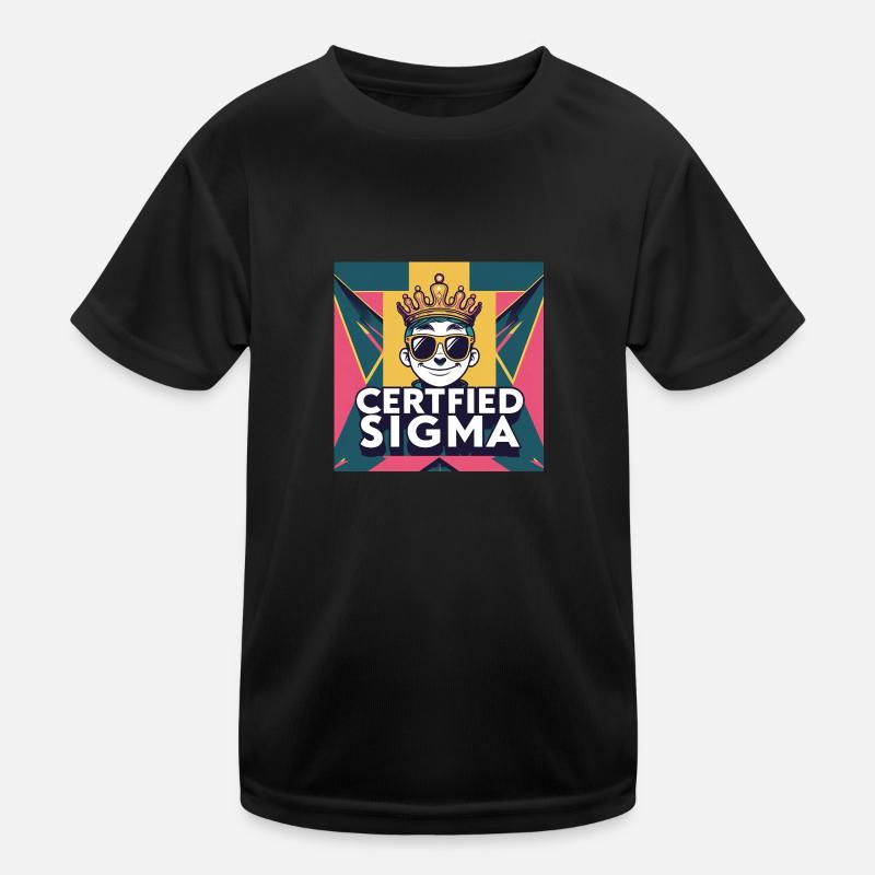 Certified sigma Kids Functional T-Shirt