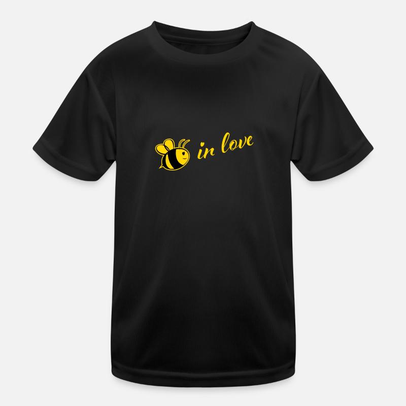 Bee in love Kinder Funktions-T-Shirt