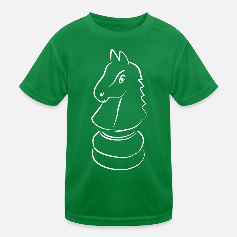schach springer Kinder Funktions-T-Shirt