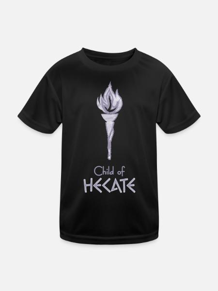 Child of Hecate – Percy Jackson inspired design - Kids Functional T-Shirt - black