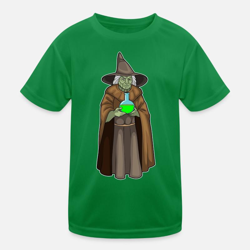 Potion magique d’Halloween de sorcière T-shirt sport Enfant
