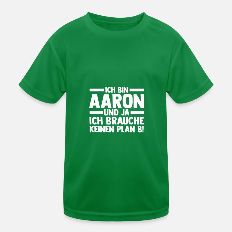 Prénom Aaron T-shirt sport Enfant