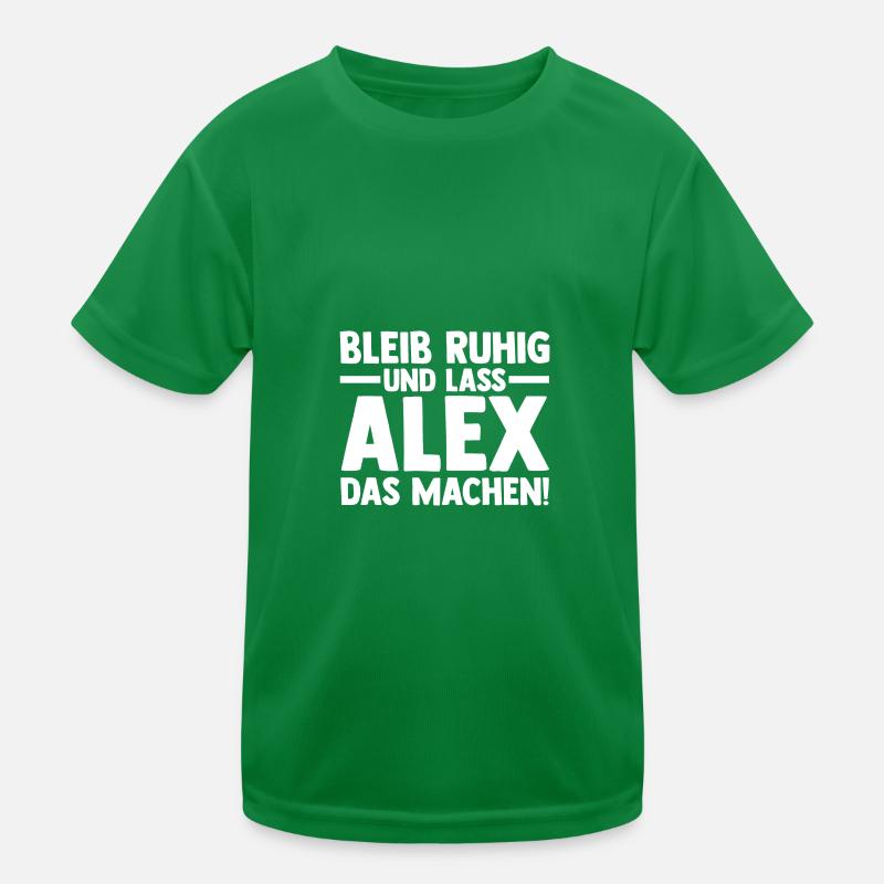 Alexander Alexandra Alexa Alex Kinder Funktions-T-Shirt