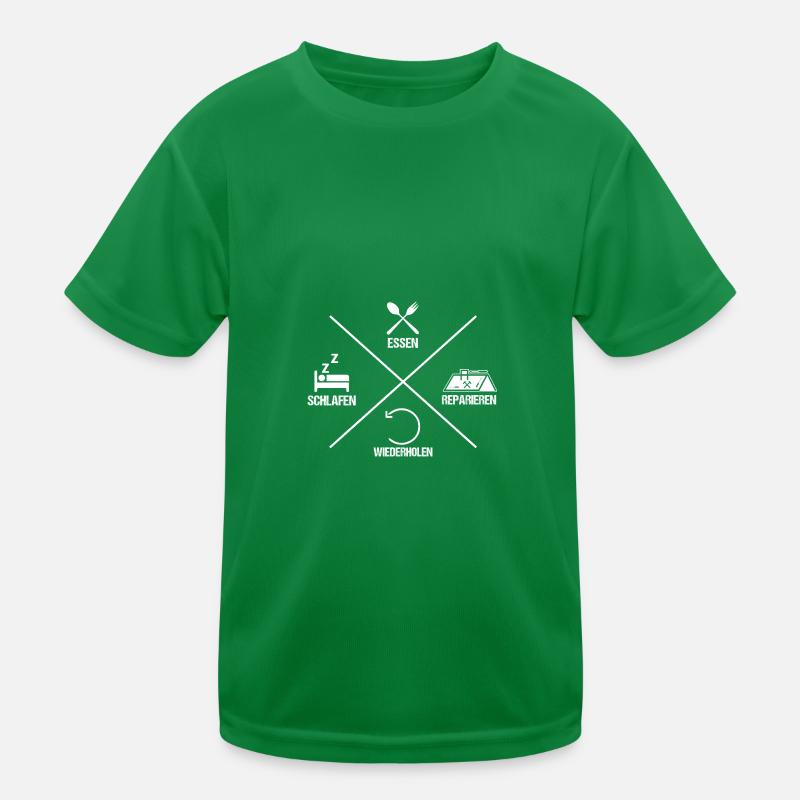 Dachdeckermeister Dachdecker Kinder Funktions-T-Shirt