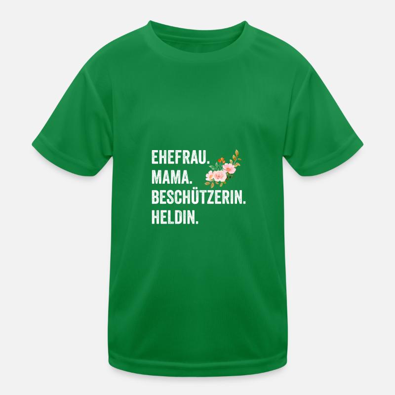 Ehefrau Mutter Mama Kinder Funktions-T-Shirt