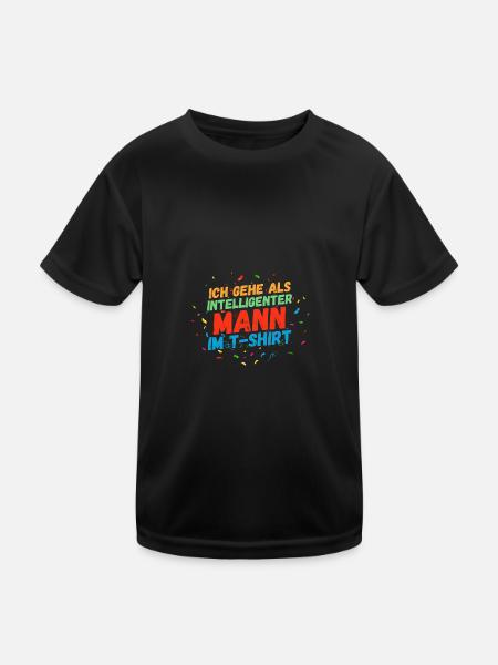 Costume de carnaval Carnaval - T-shirt sport Enfant - noir - Devant