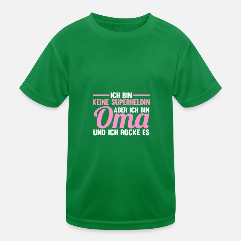 Großmutter Oma Kinder Funktions-T-Shirt