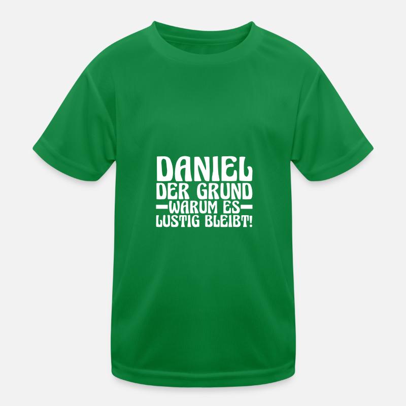First name Daniel Kids Functional T-Shirt