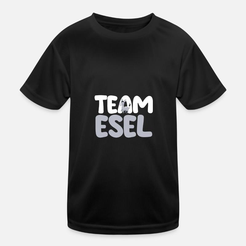 Esel Kinder Funktions-T-Shirt