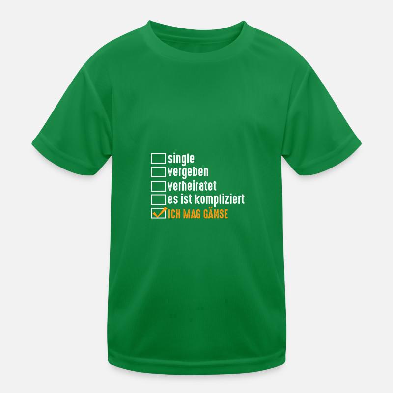 Beziehungsstatus Gans Gänse Kinder Funktions-T-Shirt