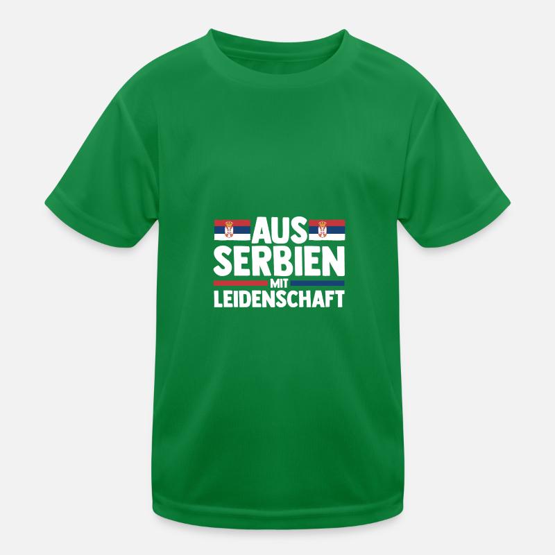 Serben Serbisch Serbien Kinder Funktions-T-Shirt