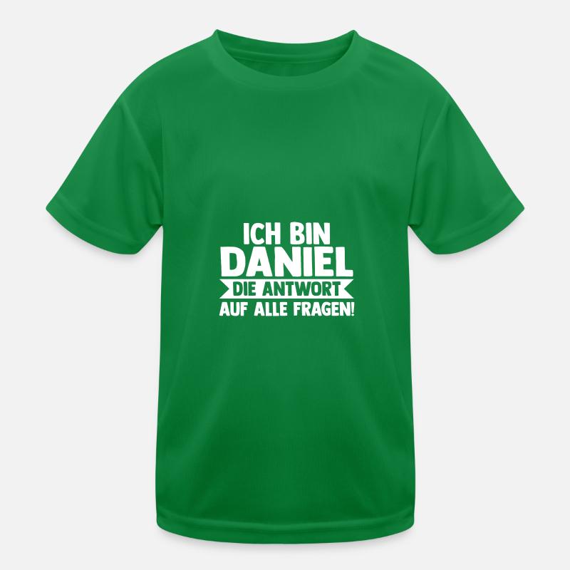 First name Daniel Kids Functional T-Shirt