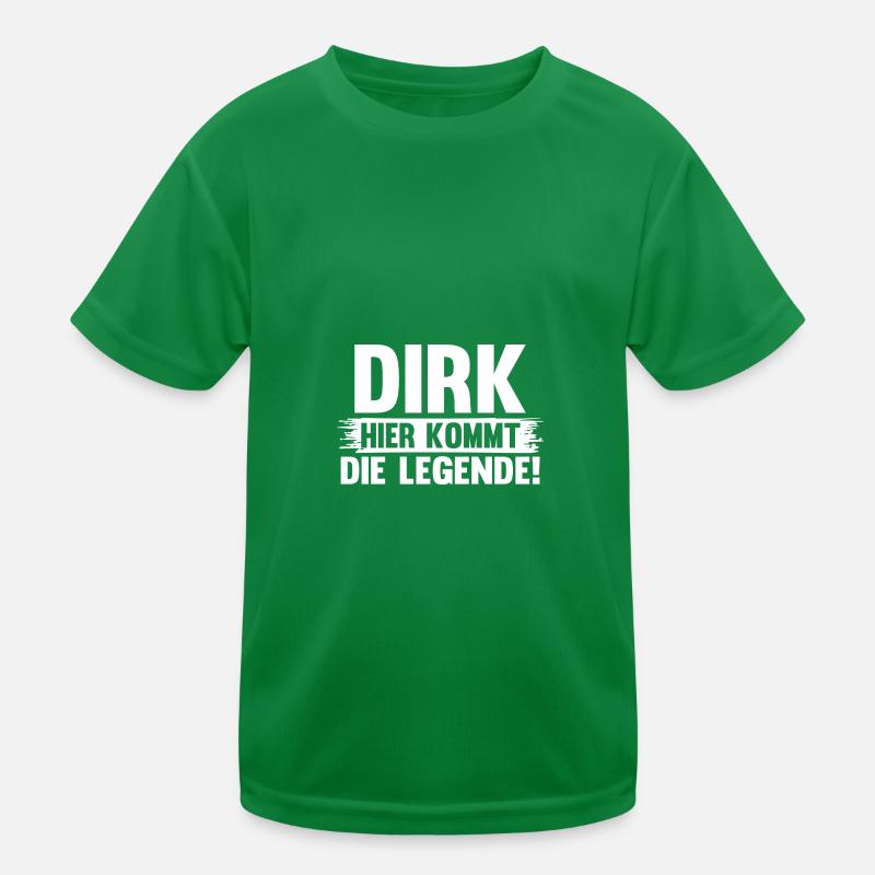 Prénom Dirk T-shirt sport Enfant