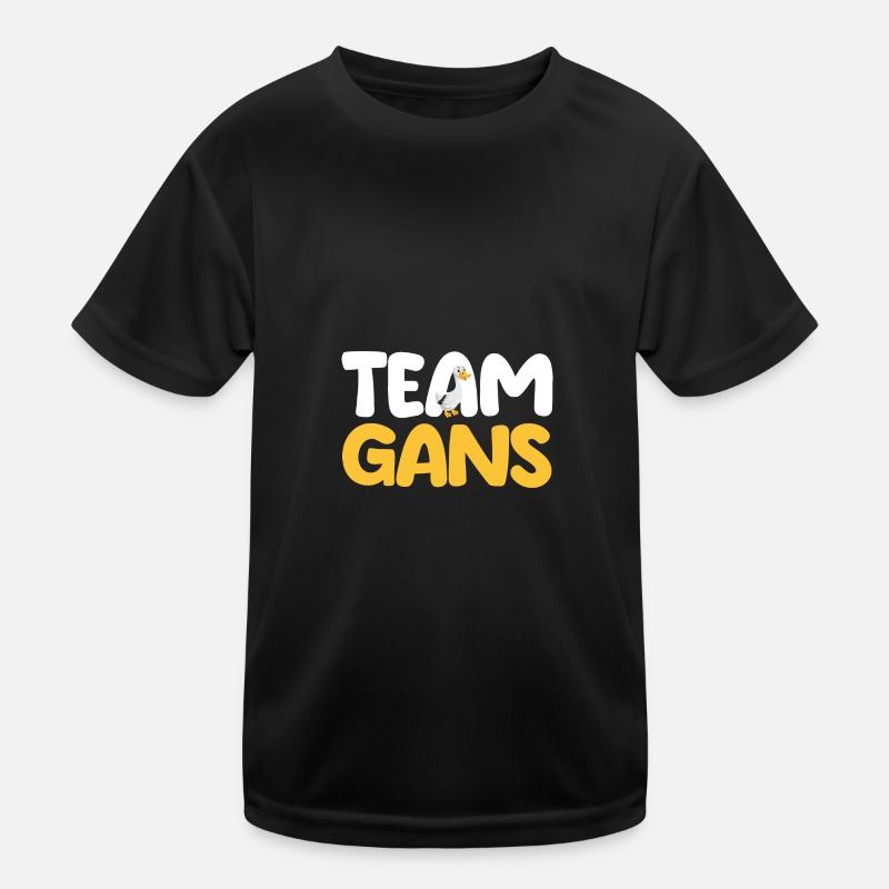 Gans Gänse Kinder Funktions-T-Shirt