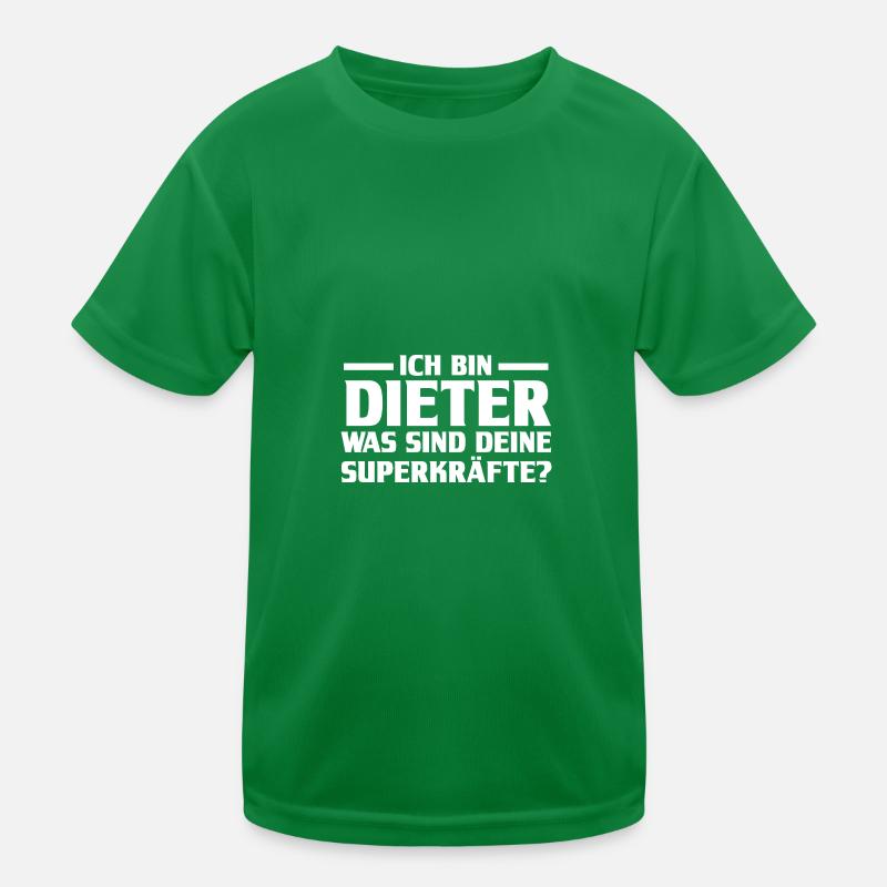 Vorname Dieter Kinder Funktions-T-Shirt