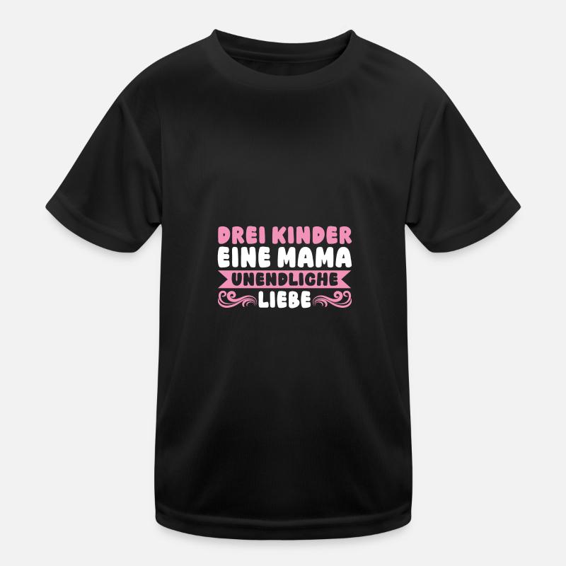 Maman de 3 enfants T-shirt sport Enfant