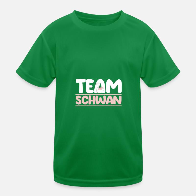 Schwan Kinder Funktions-T-Shirt