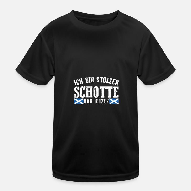 Schotten Schottisch Schottland Kinder Funktions-T-Shirt