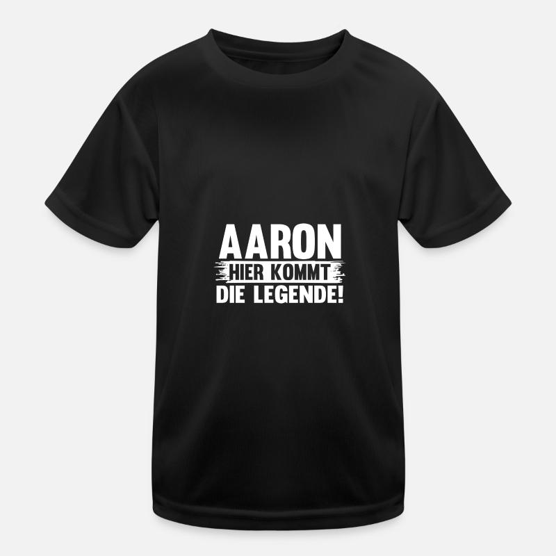 First name Aaron Kids Functional T-Shirt