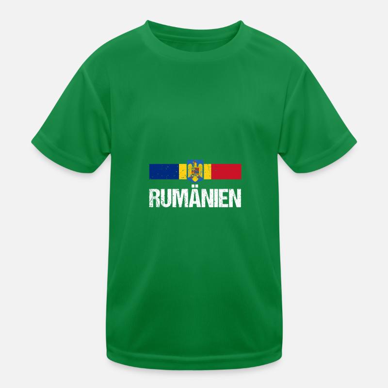 Rumänen Rumänien Kinder Funktions-T-Shirt