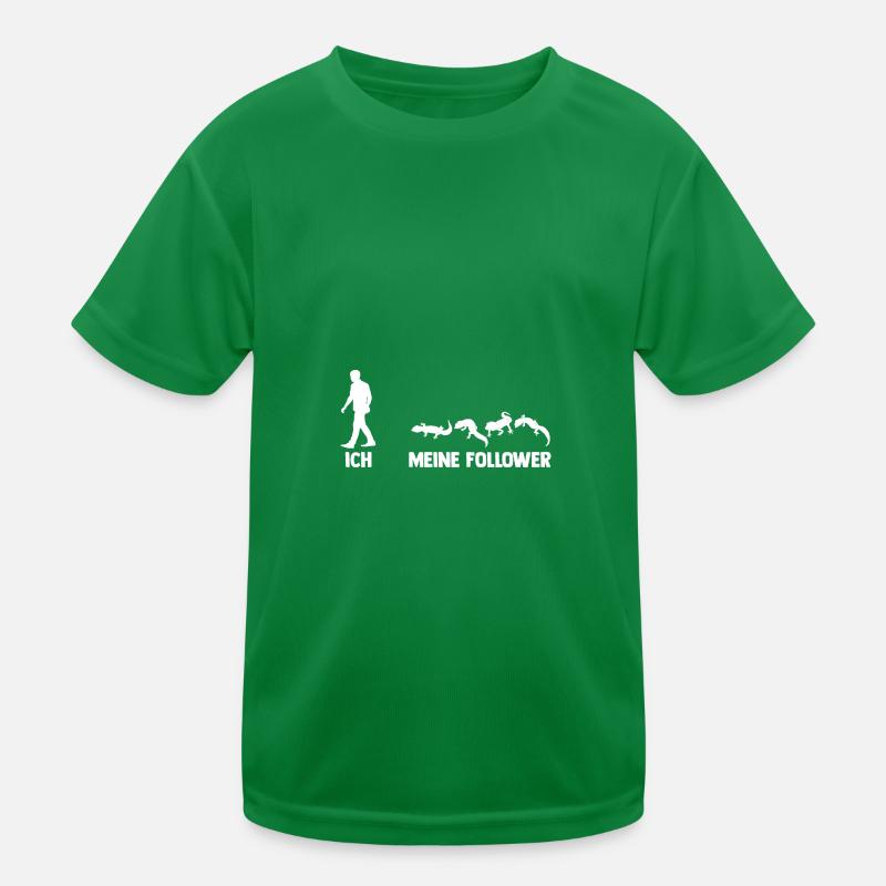 Reptilien Bartagame Bartagamen Kinder Funktions-T-Shirt