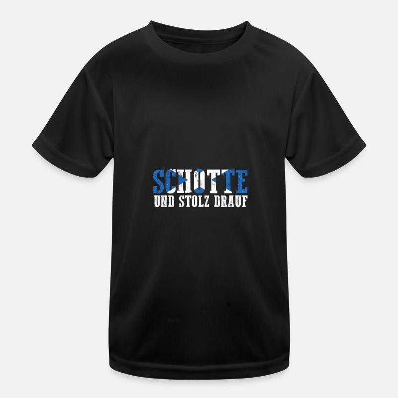 Schotten Schottisch Schottland Kinder Funktions-T-Shirt