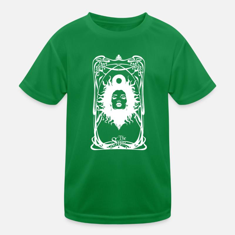 Die Sonne Tarotkarte Kinder Funktions-T-Shirt