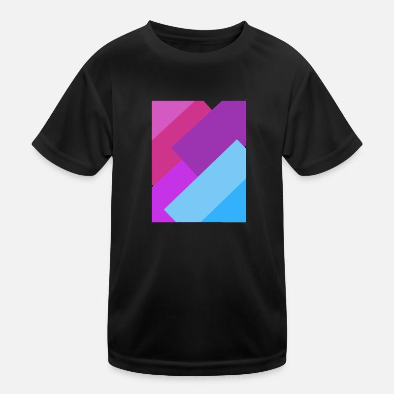 Bi Geometrics Kids Functional T-Shirt