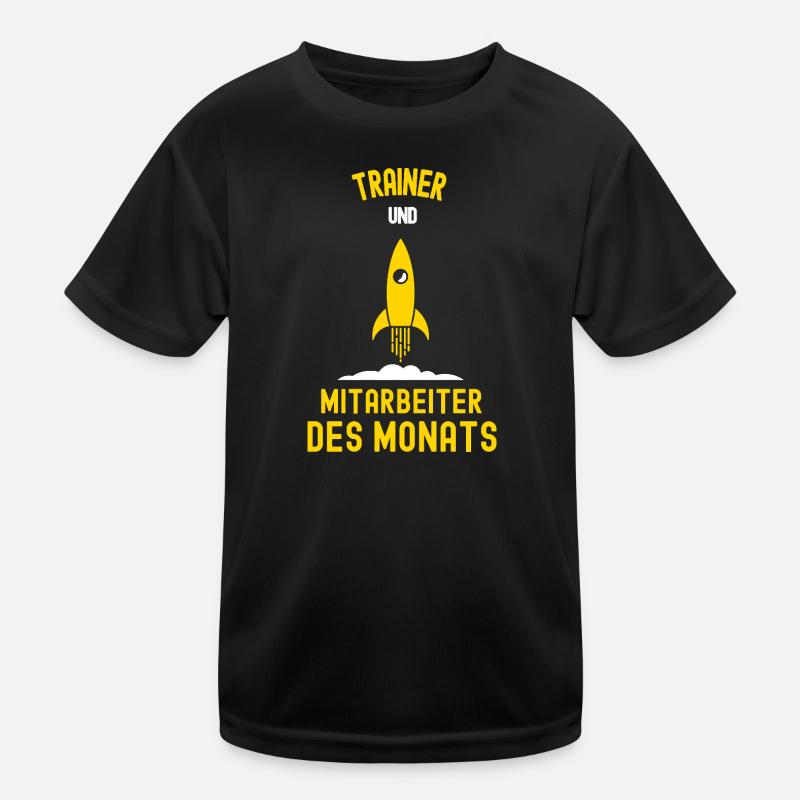 Trainer Mitarbeiter des Monats Fitnessstudio Kinder Funktions-T-Shirt