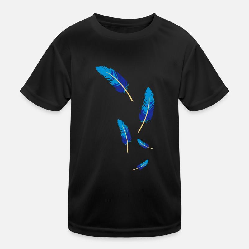 feder leicht fliegen luftig fluffig Kinder Funktions-T-Shirt