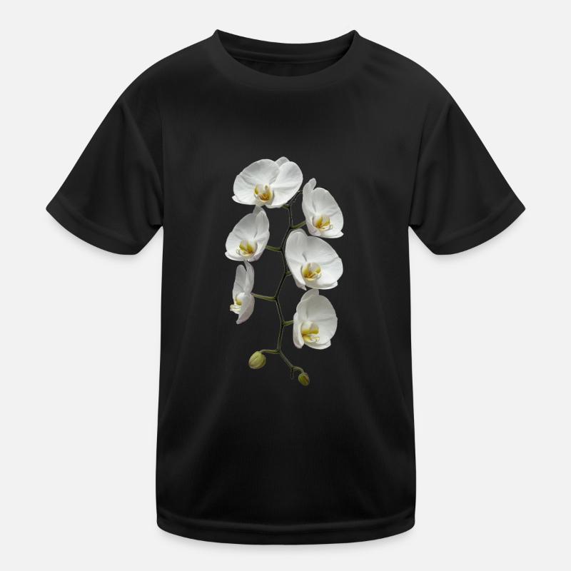 Orchidee Kinder Funktions-T-Shirt
