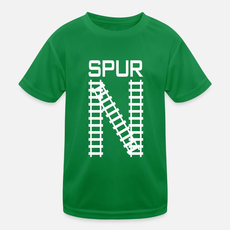 Spur N - Modellbahn Kinder Funktions-T-Shirt
