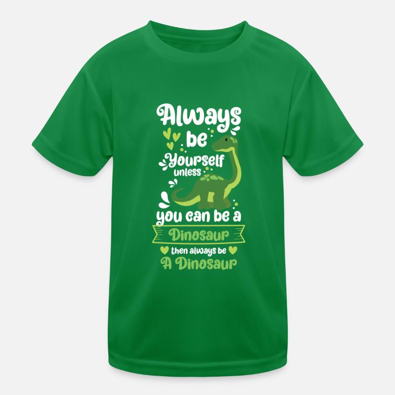 Stegosaurus Rex Raptor préhistorique T-shirt sport Enfant