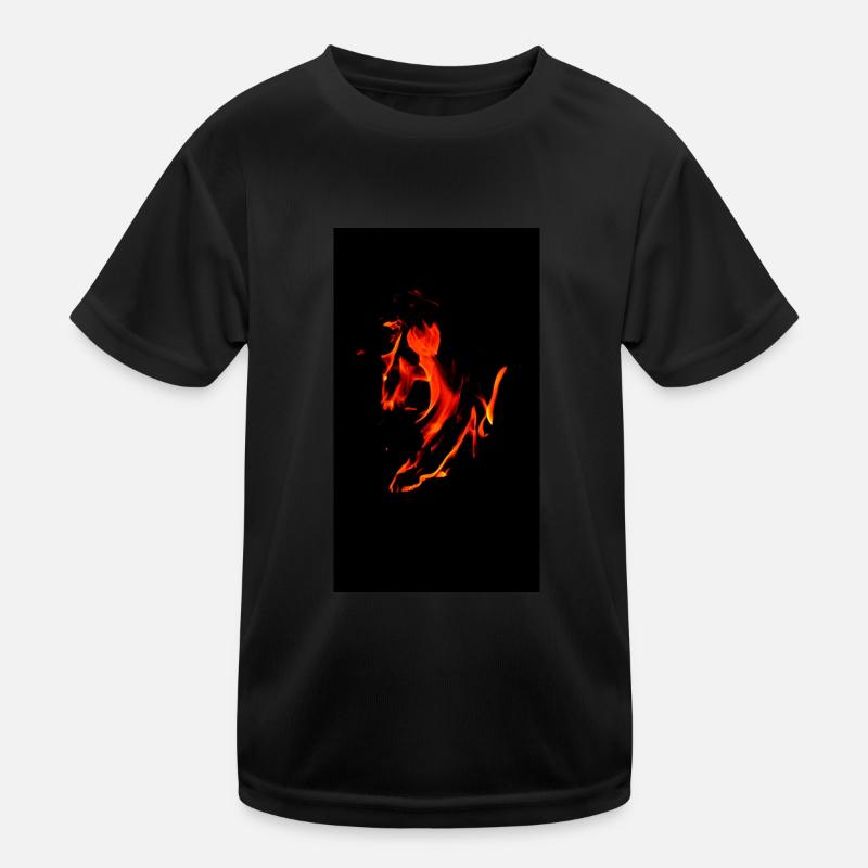 Feuer Kinder Funktions-T-Shirt