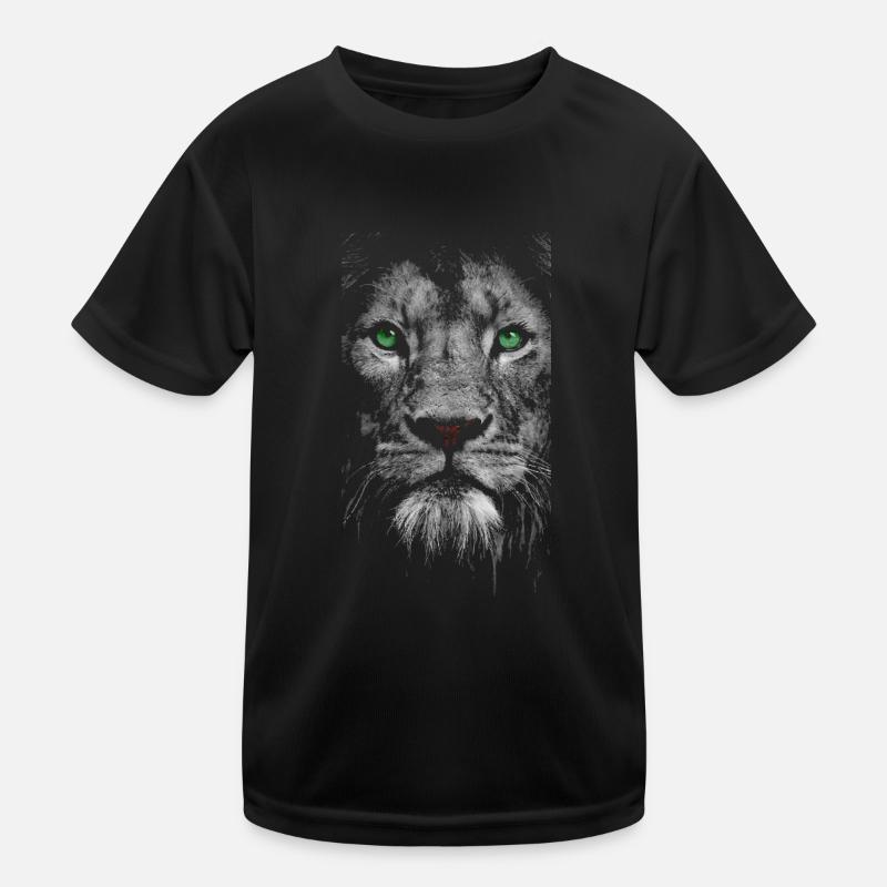 Lyon Gesicht Kinder Funktions-T-Shirt